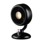 Вентилятор  AviaFan  настольный, 12см, аккумулятор, подсветка, USB-A Type-C, чёрный ARDESTO FT-F3600BL
