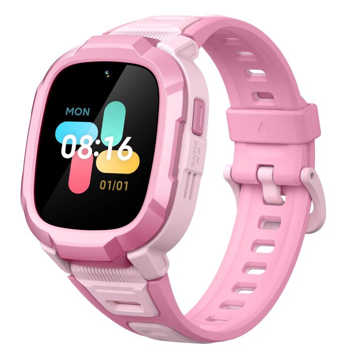 Детские часы-телефон Mibro P6, 1.4", 240x280, GPS, 2MP, 900 мА·ч, 2 ATM, розовый