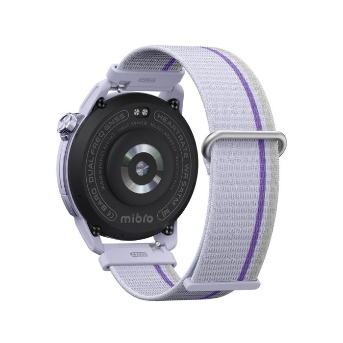Смарт-часы Mibro GS Active 2 46 мм, 1.32", 466x466, AMOLED, BT 5.3, GPS, 5 ATM, лиловый