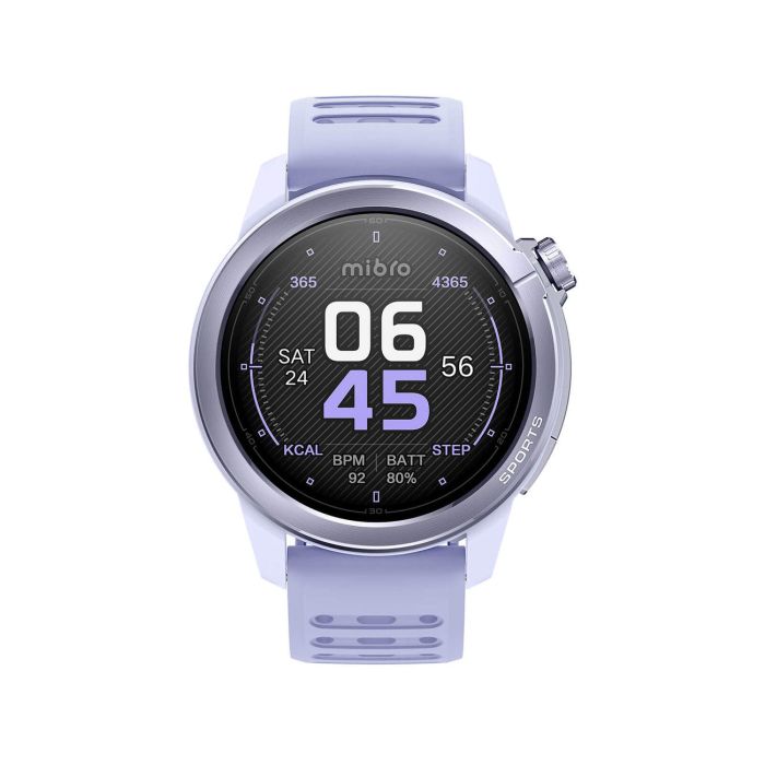 Смарт-часы Mibro GS Active 2 46 мм, 1.32", 466x466, AMOLED, BT 5.3, GPS, 5 ATM, лиловый