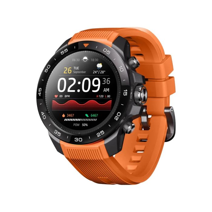 Смарт-часы Mibro GS Explorer S 48 мм, 1.32", 466x466, AMOLED, BT 5.3, Dual-band GPS, 10 ATM, чёрный обсидиан