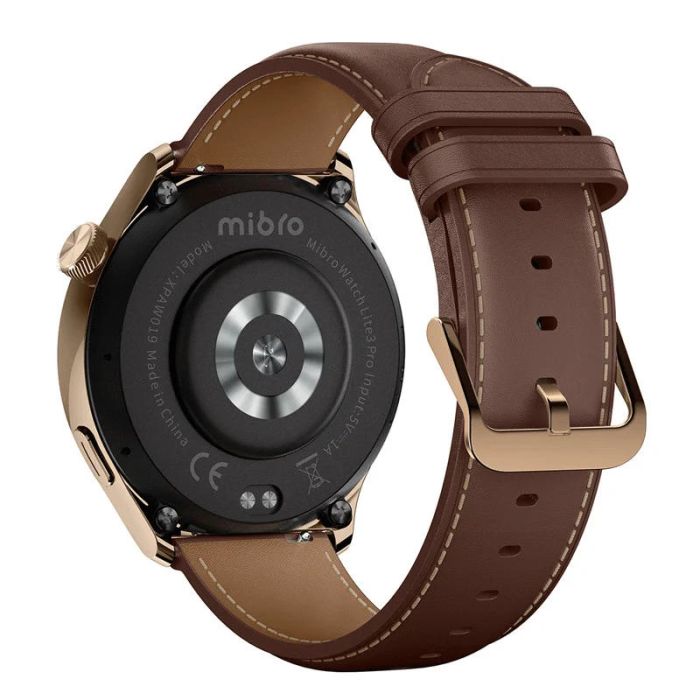 Смарт-часы Mibro Lite 3 Pro 45 мм, 1.32", 466x466, AMOLED, BT 5.3, GPS, 5 ATM, розово-золотой