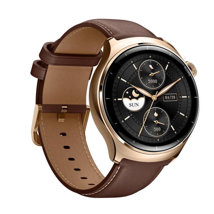 Смарт-часы Mibro Lite 3 Pro 45 мм, 1.32", 466x466, AMOLED, BT 5.3, GPS, 5 ATM, розово-золотой