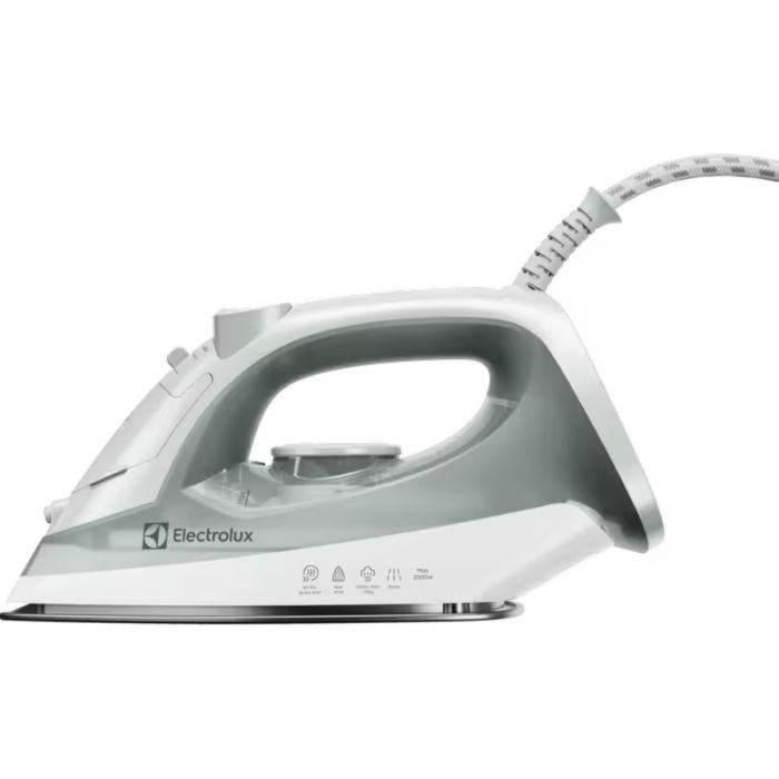 Утюг Electrolux компактный, 2000Вт, 200мл, паровой удар 80гр, керам. подошва, зеленый