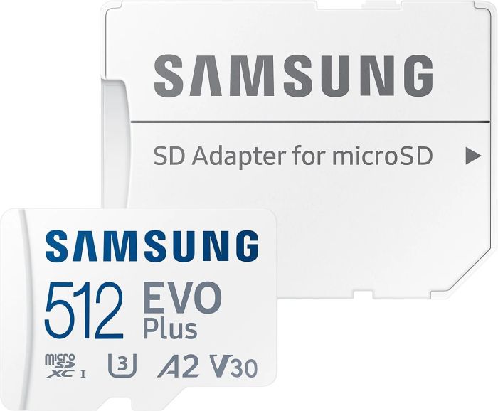 Карта пам'яті Samsung microSDXC 512GB C10 UHS-I R160/W120MB/s Evo Plus