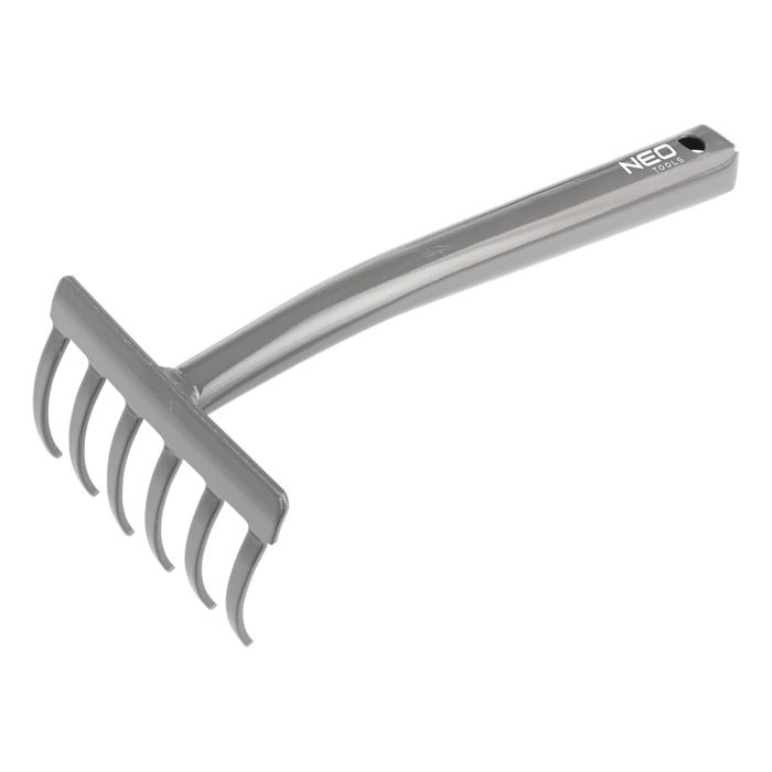 Грабли садовые Neo Tools, ширина 11.2см, 6 зубцов 28.5см, сталь 0.28кг.