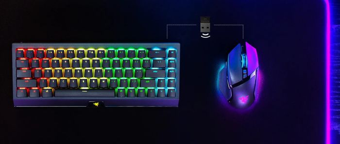Мышь Razer Basilisk V3 Pro 35K, RGB, USB-A/WL/BT, Phantom White Ed.