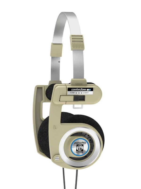 Наушники On-ear Koss Porta Pro Classic 3.5 mini-jack, Mic, 1.2м, Бежевый
