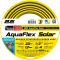Шланг садовый 2Е AquaFlex Solar 1/2" 20м 4 слоя 13бар -10+60°C ороситель коннектор-адаптер 2в1