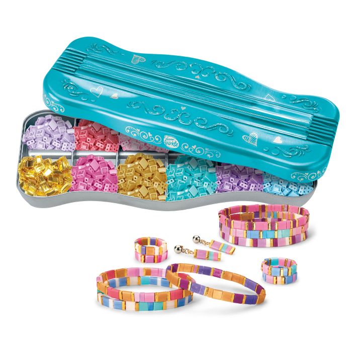 Набор для изготовления браслетов Cra-Z-Art Dots & Dashes Tila Bead Bracelet Studio з бусинами