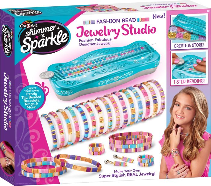 Набор для изготовления браслетов Cra-Z-Art Dots & Dashes Tila Bead Bracelet Studio з бусинами