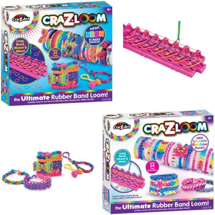 Набор для изготовления браслетов Cra-Z-Art Ultimate Rubber Band Loom в ассорт.
