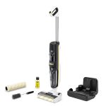 Пилосос karcher безпровідний FCV 4 Dry Extra, вологе прибирання, конт пил -0.45л, вода -0.75л, автон. робота до 45хв, самоочищення, білий