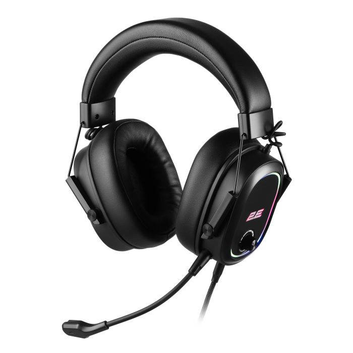 Гарнитура игровая 2E GAMING HG320 V2, 7.1, USB-A, RGB, 2м, чёрный