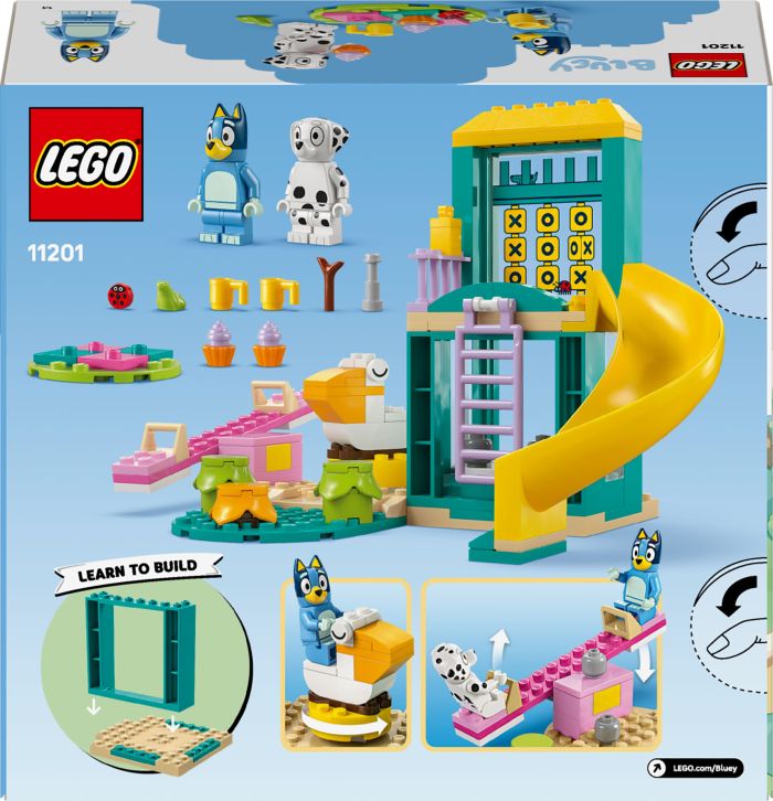 Конструктор LEGO Bluey Веселощі з Блуї та Хлоєю на ігровому майданчику