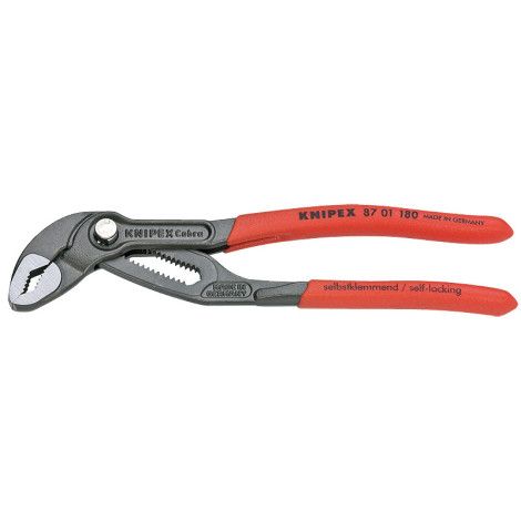 Клещи сантехнические KNIPEX Cobra, 0-36мм, 180мм, 0.22кг