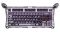 Клавиатура магнитная GravaStar Mercury V75 Pro 80keys, GravaStar x Gateron Jade Gaming, USB-A, 8k, RGB, Iron Purple