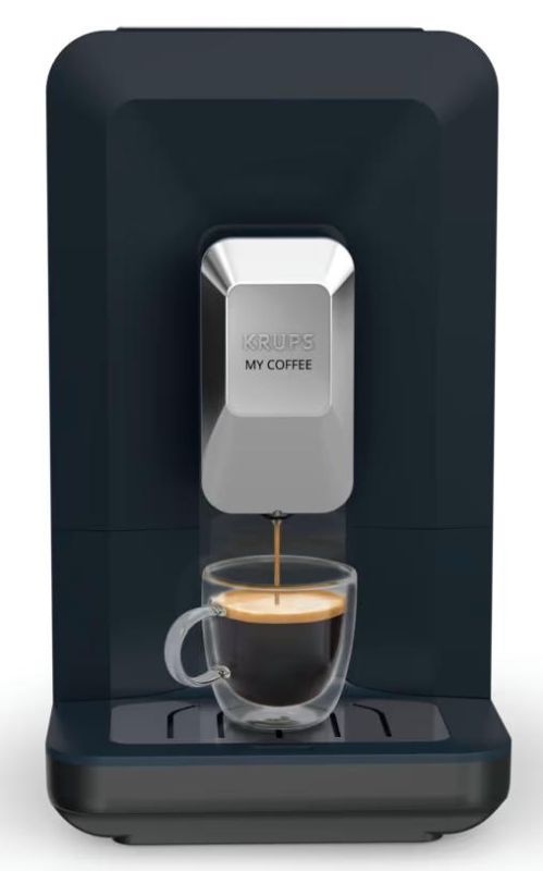 Кофемашина Krups My Coffee 1.5 л, зерно, OLED - дисплей, авторецептов - 3, черный
