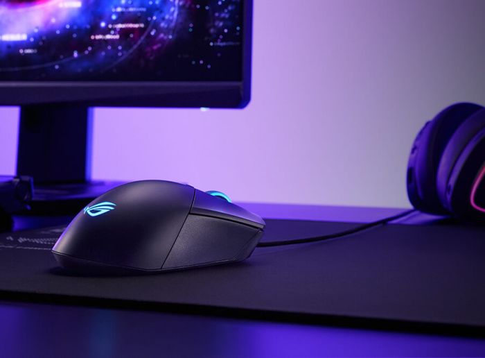 Мышь ASUS ROG Gladius III Core, RGB, USB-A, чёрный
