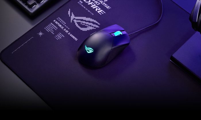 Мышь ASUS ROG Gladius III Core, RGB, USB-A, чёрный