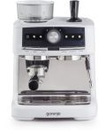 Кофеварка Gorenje рожковая 2.5л, кофемолка 0,25л,  капучинатор, кнопочное управл., белый