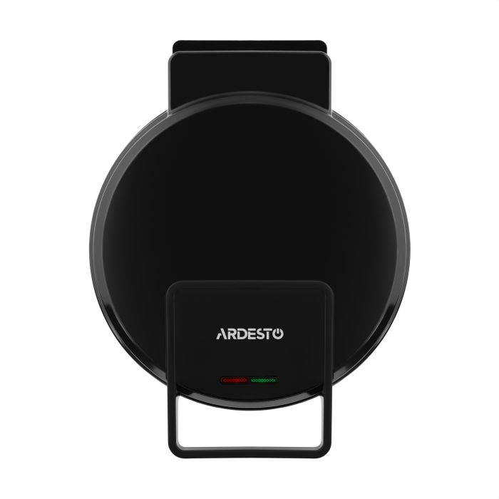 Вафельниця ARDESTO 1200Вт, вафлі в формі сердця,  корпус-пластик, чорний