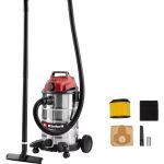 Пилосос професійний Einhell TC-VC 3055 SA 900Вт 190мбар контейнер 30л 230В/2000Вт вологе/сухе прибирання 5.3кг