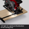Пила дискова акумуляторна Einhell Professional TE-CS 18/150-2 Li - Solo 18В 4200об/хв 150х20мм LED підсвітка 2.8кг без АКБ та ЗП