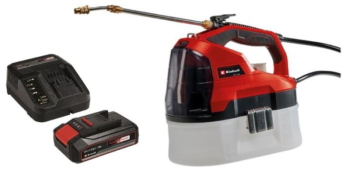 Обприскувач акумуляторний Einhell GE-WS 18/35 Li Kit PXC 18В акб 1х2.5А·год 3.8л 1л/хв ЗП 2.2кг