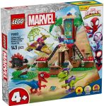Конструктор LEGO Spidey Битва Павука та раптора Гоббі у штаб-будинку на дереві