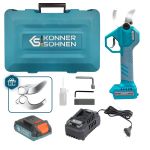 Секатор акумуляторний Konner&Sohnen KS CPS20V-40 CASE 20В акб 1х2А·год d 20-40мм ЗП кейс 1.0кг