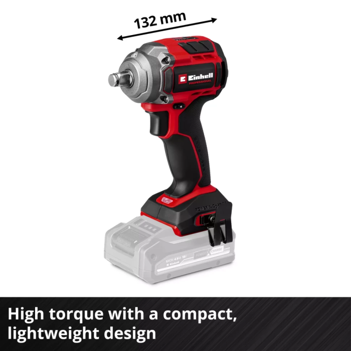 Гайковерт ударный аккумуляторный Einhell Professional TP-CW 18/350-C Li BL-Solo 18В 350Нм 0-2400об/мин 1.03кг