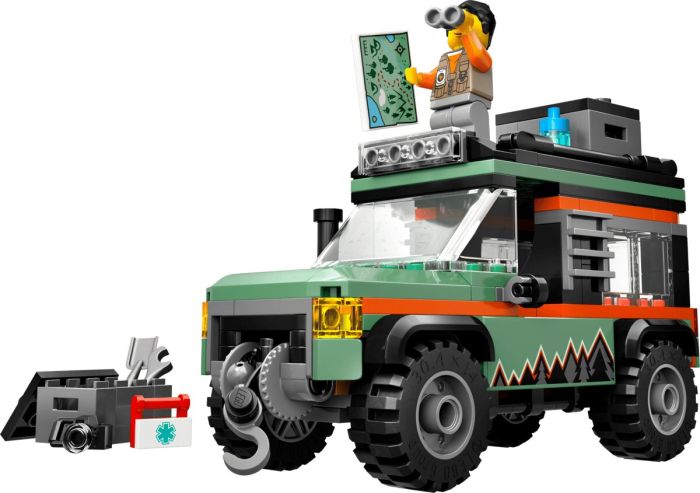 Конструктор LEGO City Позашляхова гірська вантажівка 4x4