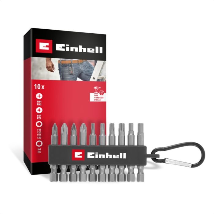 Набор ударных Einhell 50мм карабин 10шт 0.13кг