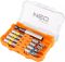 Биты Neo Tools, 1/4", битодержатель, PH, PZ, TH, 25мм, сталь S2, кейс, 8шт