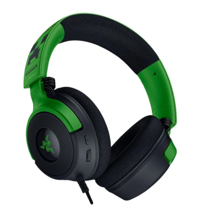 Гарнитура Razer Kraken V4 X, 7.1, USB-A, 1.8м, RGB, Minecraft Ed.