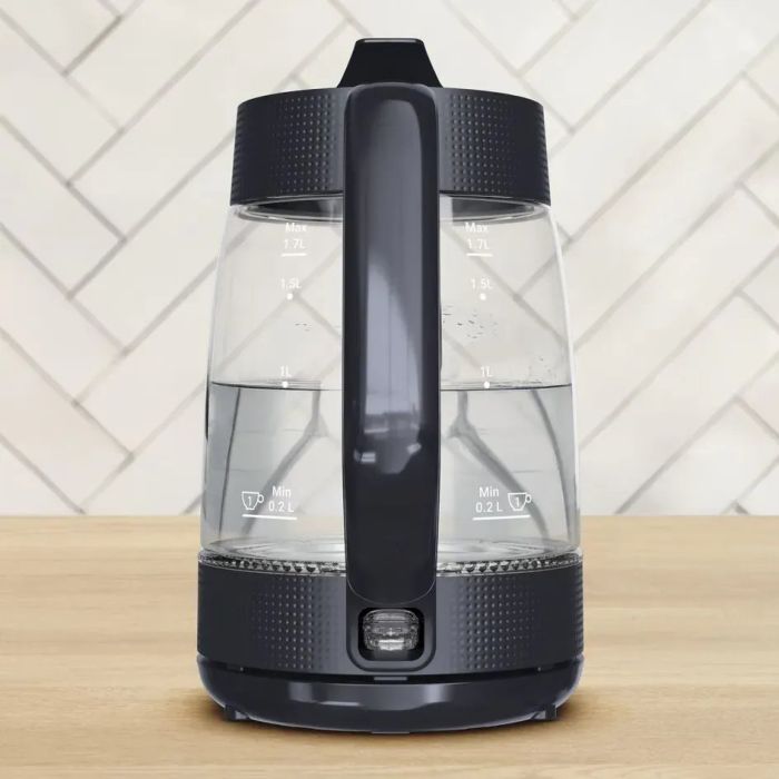 Электрочайник Tefal Morning Glass Kettle, 1.7л, стекло, с подсветкой, черный