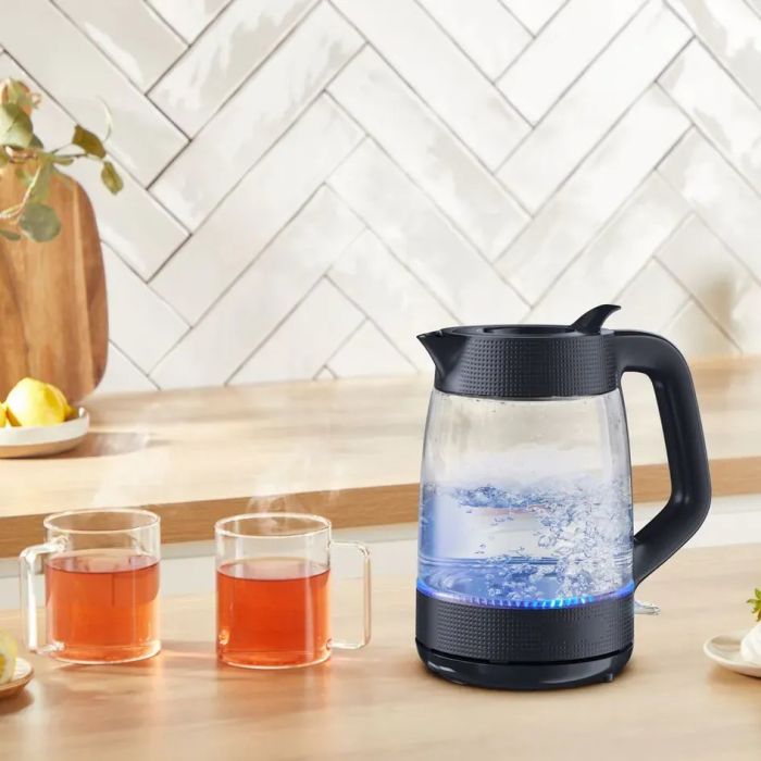 Электрочайник Tefal Morning Glass Kettle, 1.7л, стекло, с подсветкой, черный