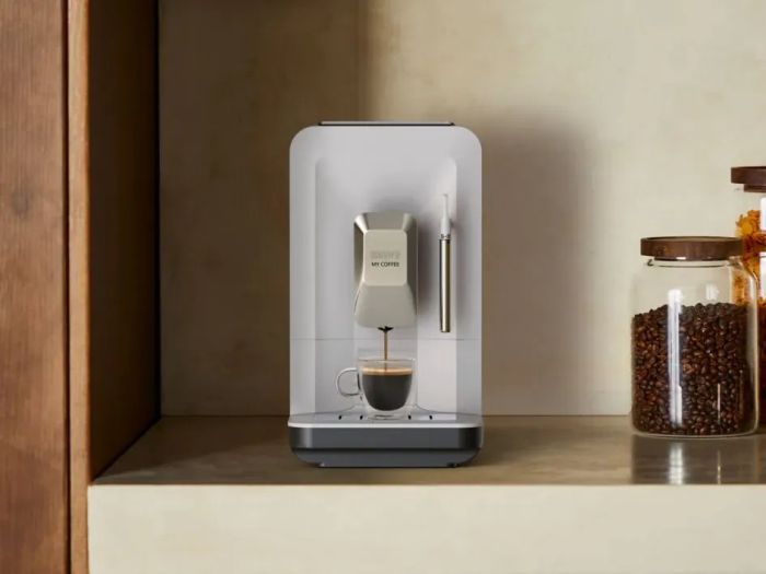 Кавомашина Krups My Coffee+ 1.5л, зерно, ОLED дисплей, авторецептів - 3, метал, сірий