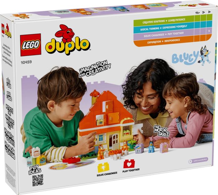 Конструктор LEGO DUPLO Bluey Семейный дом Блуи с игрой на запоминание