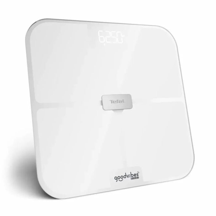 Весы Tefal напольные Goodvibes Sport, 200кг, Bluetooth, AAAx4 в компл, стекло, белый