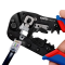 Клещи обжимные KNIPEX Western, для обжима штекеров 190мм фосфатированные 0.345кг