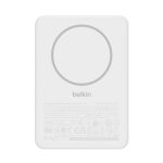 Акумулятор портативний літій-іонний Power Bank Belkin 5000мА·год, Slim Magnetic, білий