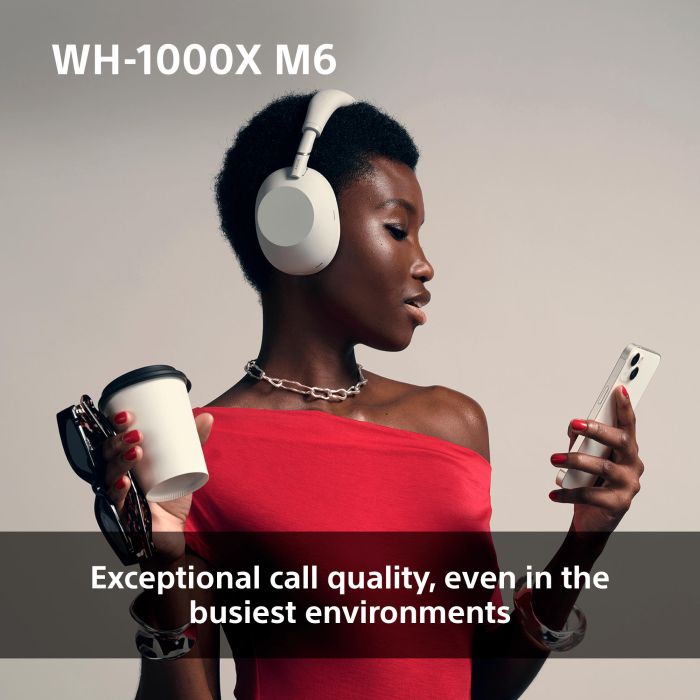 Наушники Over-ear Sony WH-1000XM6 BT 5.3, ANC, Hi-Res, AAC, LDAC, LC3, Wireless, Mic, Розовый