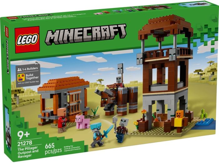 Конструктор LEGO Minecraft Аванпост розбойников и опустошитель