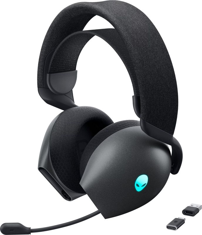 Гарнитура игровая Dell Alienware Tri-Mode Wireless Gaming Headset - AW725H, черный