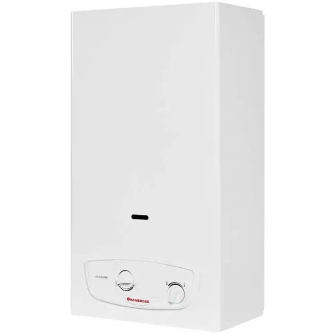 Газова колонка Immergas JULIUS ECO 11 11л/хв 19.3 кВт Low NOx розпалювання від батарейок білий