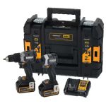 Набір із двох акумуляторних інструментів DeWalt McLaren F1 TEAM LIMITED EDITION 18В XR дриль-шурупокрут DCD85 шурупокрут акумуляторний DCF85 акб 2х5А·год ЗП кейс 6.5кг