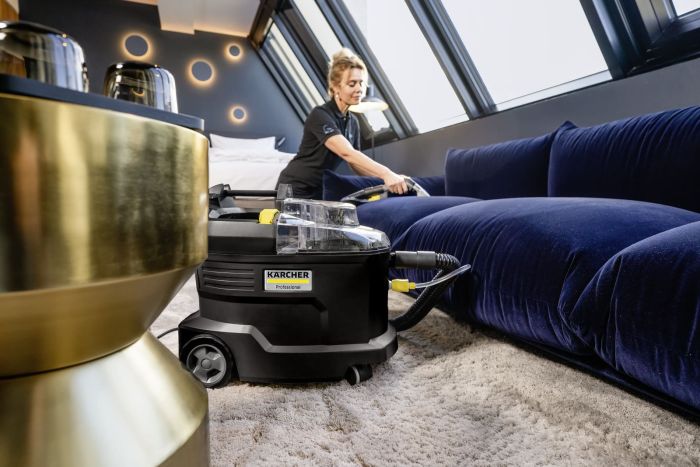 Пилосос професійний Karcher Go!Further Puzzi 8/1 Re!Plast 1200Вт 270мБар контейнер 8/7л вологе/сухе прибирання  8.6кг