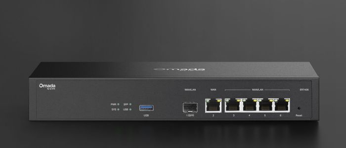 Мультисервісний Маршрутизатор TP-LINK  4xGE LAN/WAN, 1xGE WAN, 1xSFP, 1xUSB3.0 TP-Link ER7406